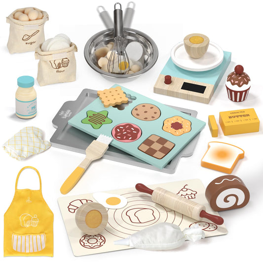 Lehoo Castle play food set cupcake-maker for imaginative baking moments and pretend tea parties