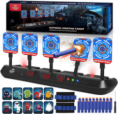 Lehoo Castle Nerf 5-target setup for extended, engaging play.