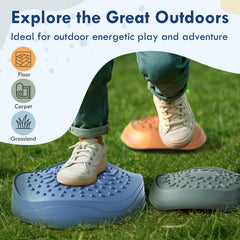 Lehoo Castle stepping stones suitable for both indoor and outdoor play spaces.