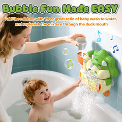 Secure suction cups prevent slipping on tub, tile, or glass surfaces.