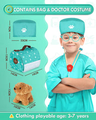 Lehoo Castle puppy dog bag keeps a patient ready for adventures.
