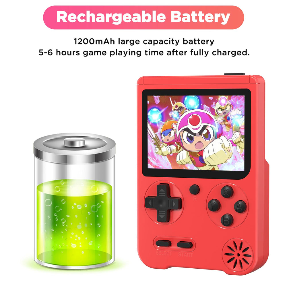 Leingee mini handheld FC game console ergonomic design for comfortable grip