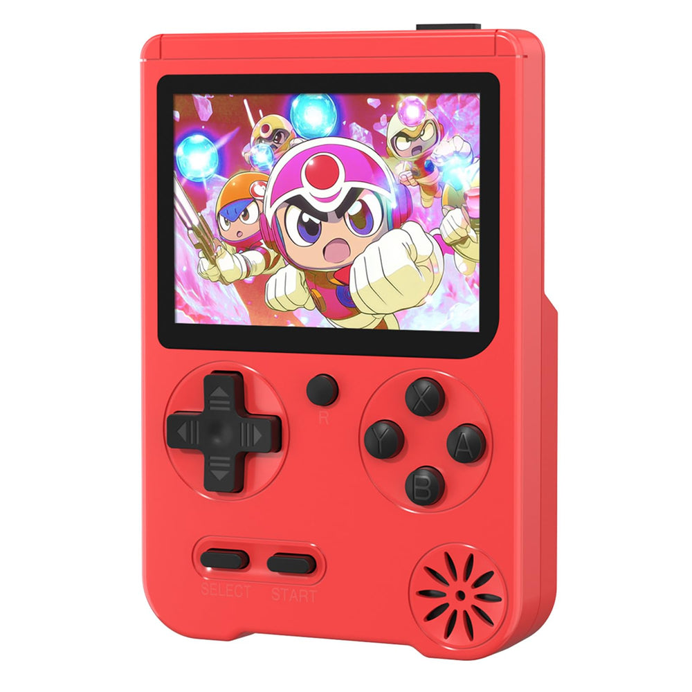 Leingee mini handheld FC game console front view showing compact retro design and ready-to-play feel