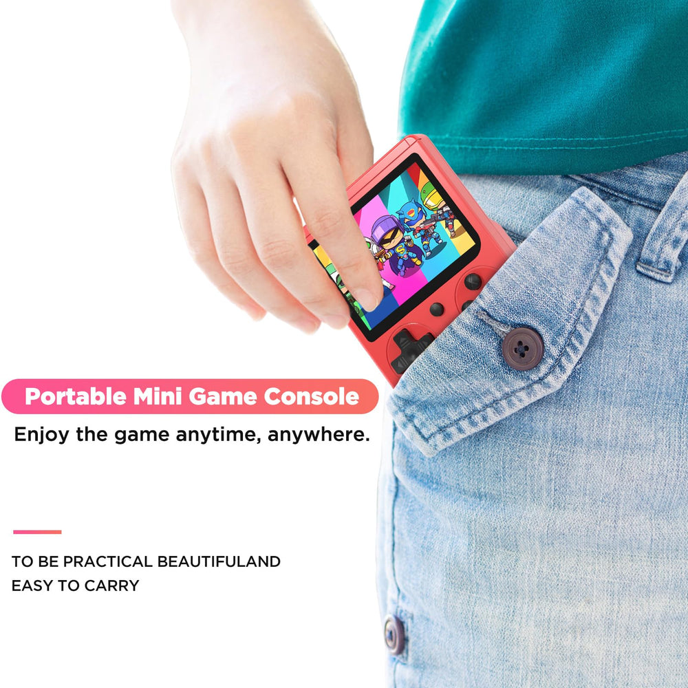 Leingee mini handheld FC game console TV connection for bigger-screen play