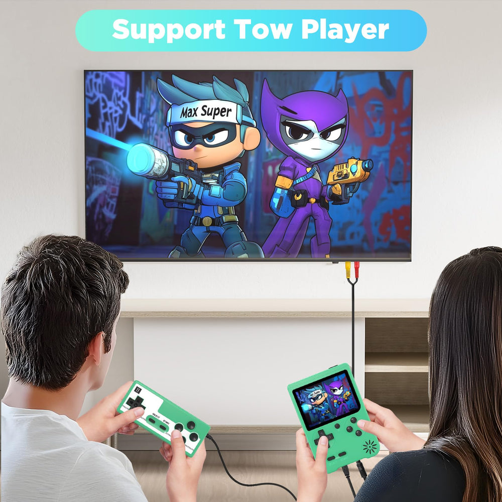 Leingee two-player mode with included gamepad adds cooperative fun.