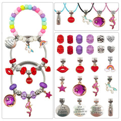 leitait bracelet making tools set with clasps and strings