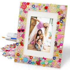 LEJITEKK DIY Picture Frame Kit mosaics, enabling kids to customize frames for personal photos