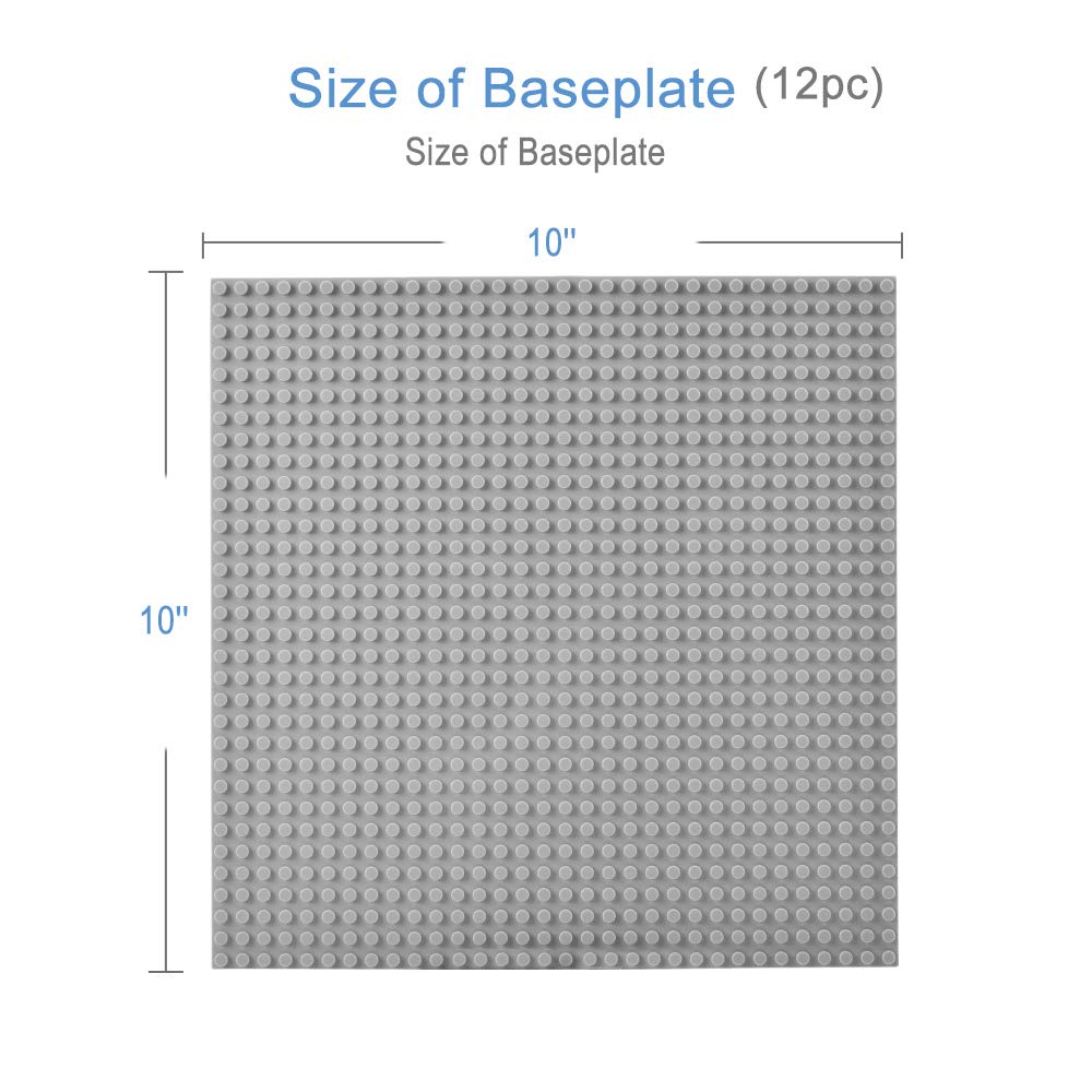 Lekebaby Classic Baseplates sturdy construction supports long-lasting imaginative sessions.