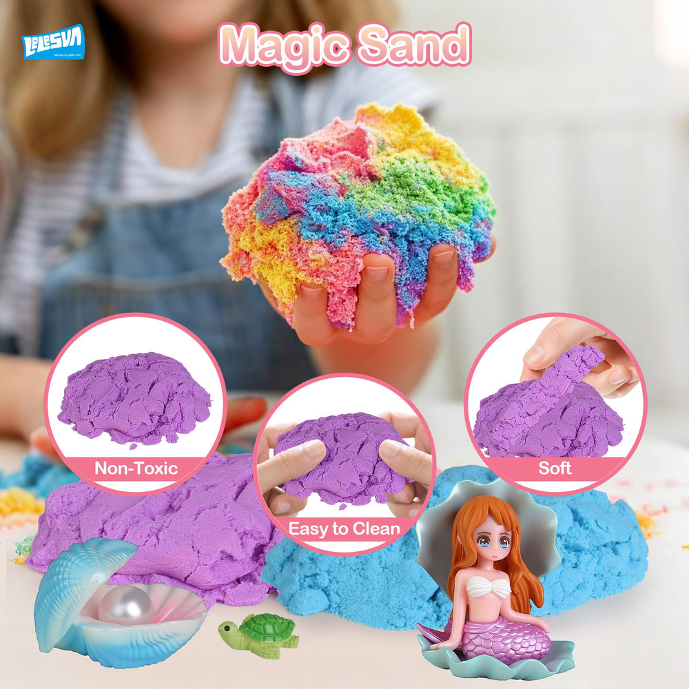 LELESUN mermaid shells and plant ornaments for underwater scenes
