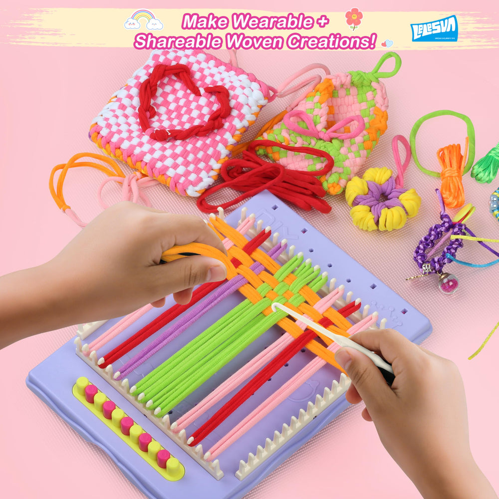 LELESUN pink storage box keeps supplies organized for on-the-go crafting