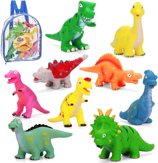Lemofix Stegosaurus bath toy with sealed mold-free design for hygienic play