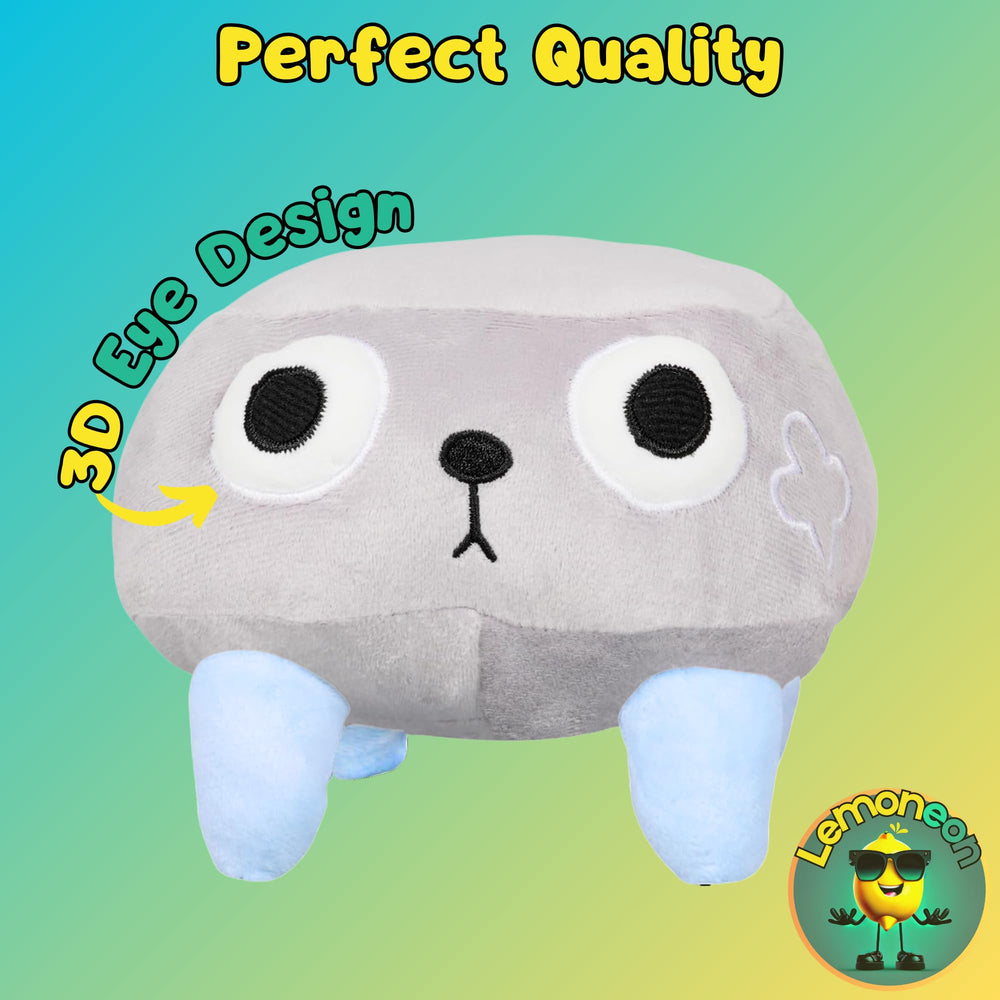 Lemoneon Dandy's World Pebble plush 10-inch size for travel-friendly fun