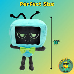 Lemoneon Dandy's World Vee plush 11in side profile, portable for travel and play