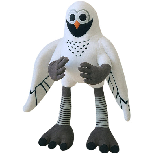 Lemoneon Owl forest-night plush pillow for cozy display and gaming comfort.
