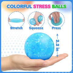 Lemostaar stress ball with ergonomic grip designed for quick tension relief at work.