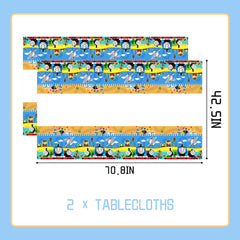 Lenglet Train Friends napkins provide soft absorbency for quick cleanups during celebrations.