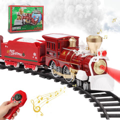 LENGTOUQ Christmas Train Set with remote control for easy, engaging play