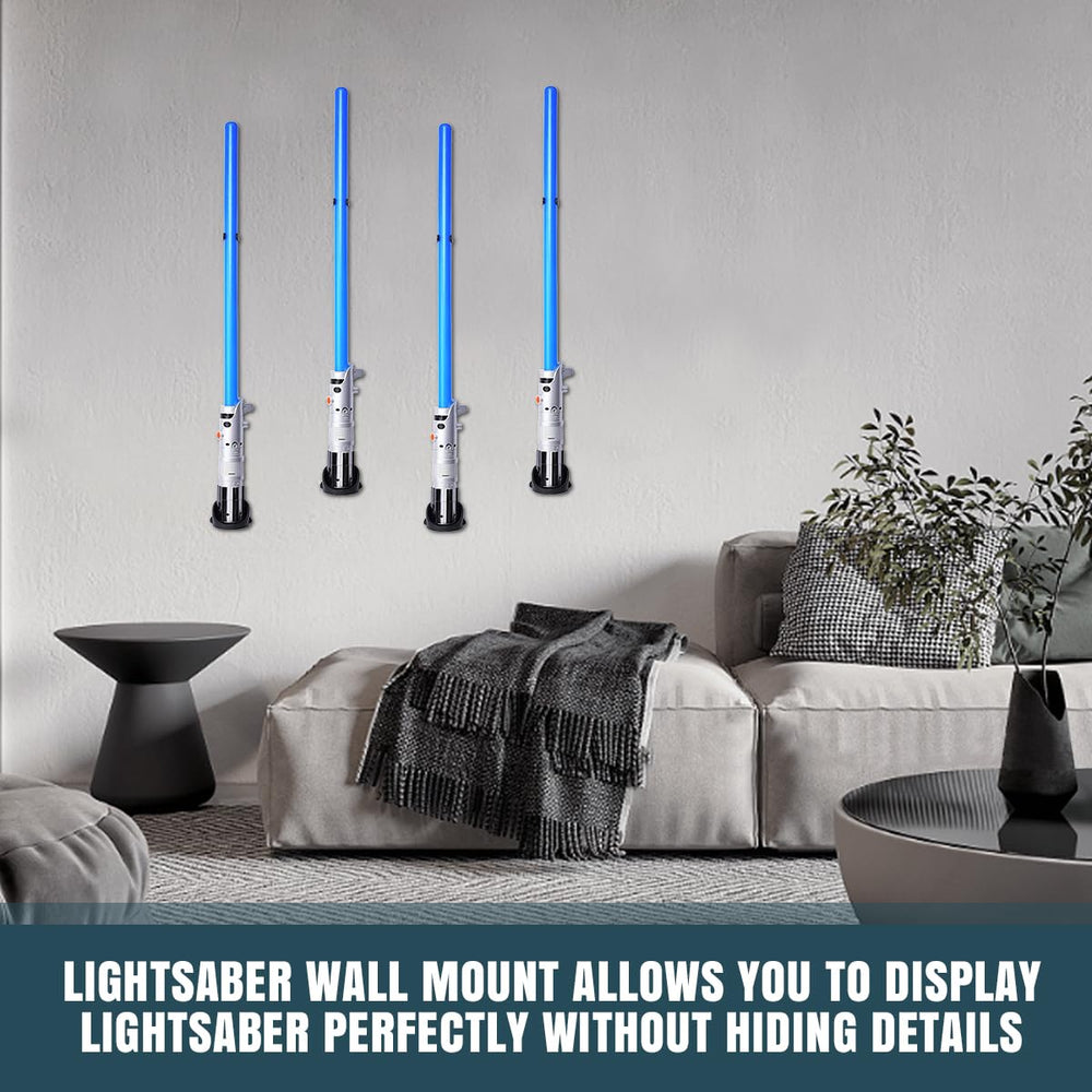 Lenink vertical wall slot securely holds 1-inch blades and compact hilts.