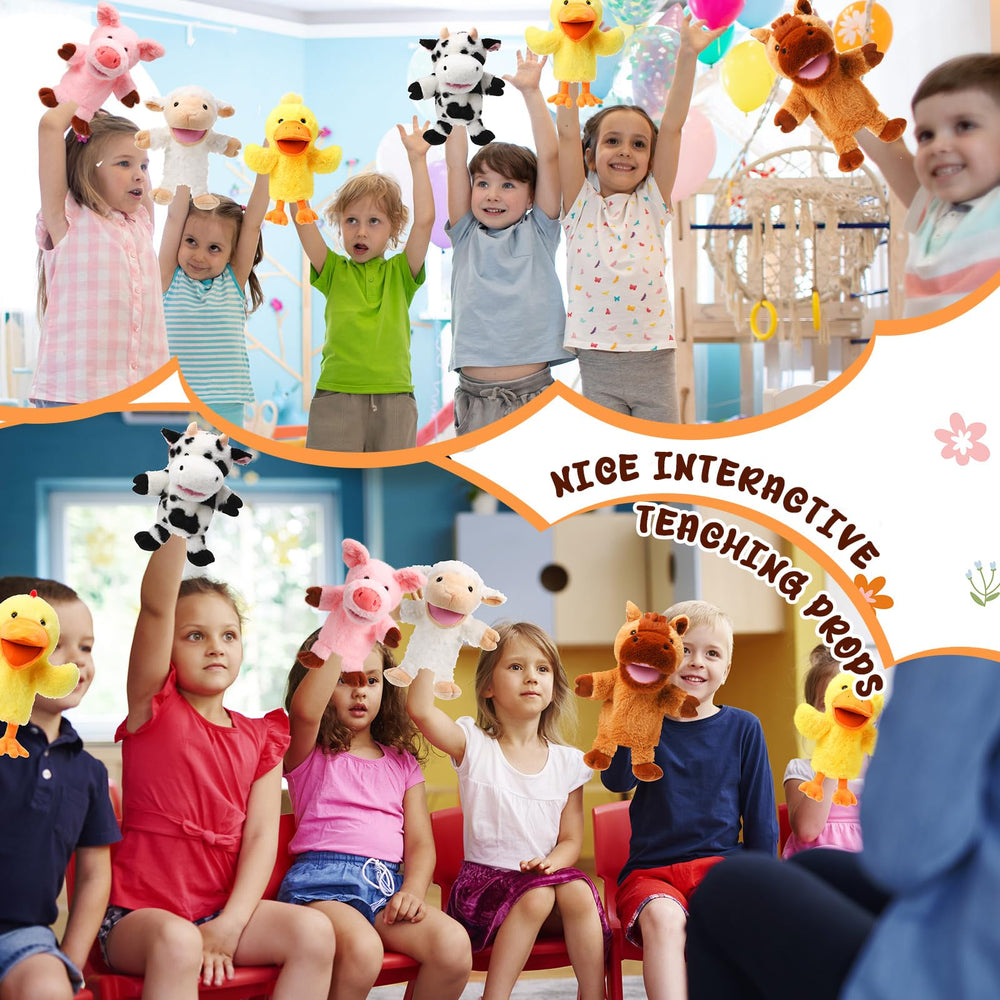 Lenwen duck hand puppet perfect for seaside puppets and imaginative play.