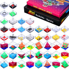 Lenwen brain teaser cubes pink for quick focus and stress relief.