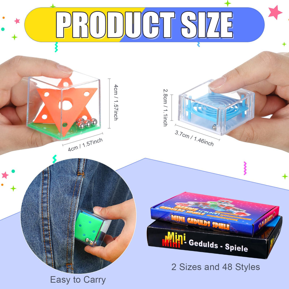 Lenwen brain teaser cubes red for portable entertainment and mental challenge.