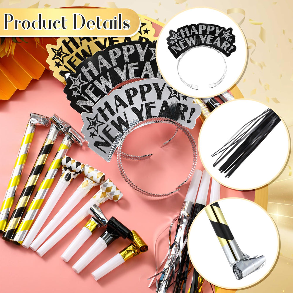 Lenwen fringed noisemaker for dynamic bursts of color and festive mood.