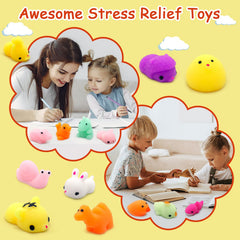 LENYOQIN Easter basket filler squishies add color and fun to celebrations