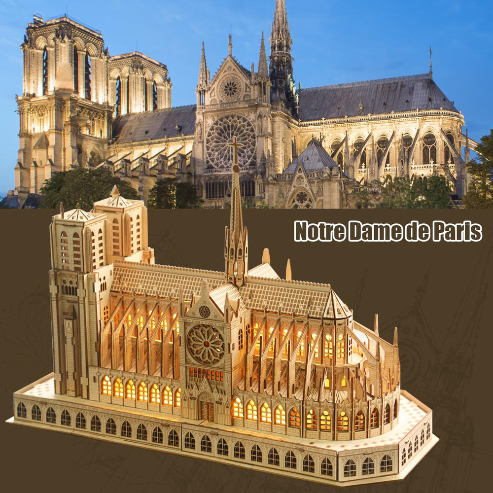 Leopmase Notre Dame puzzle assembly guide helps you build confidently with clear steps