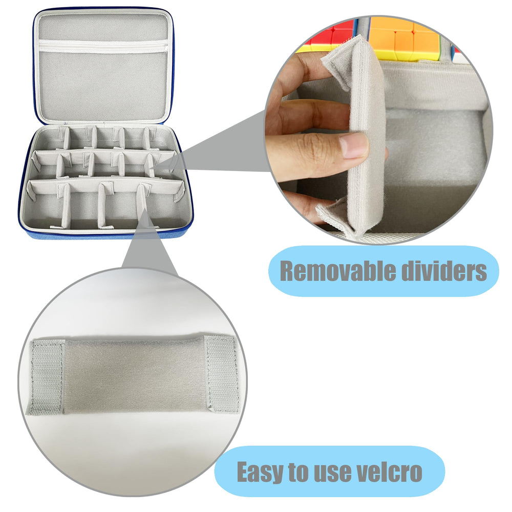 LeoTube case interior cushions cubes with soft lining and padding