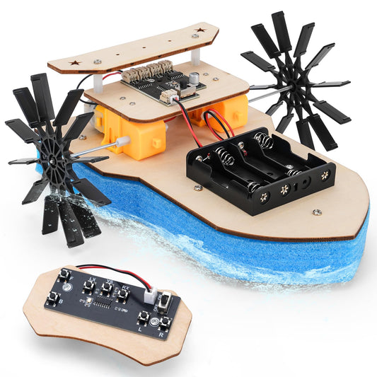 LEPANDA RC Boat paddlewheel propulsion in action for exciting water play