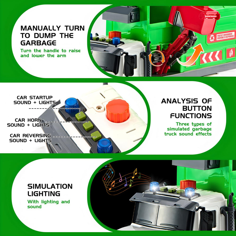 LerBao air-pressure dump system with lifting arm for interactive learning