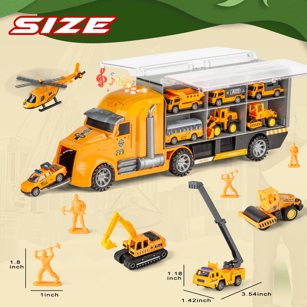 LerBao large carrier truck demonstrates size and light features