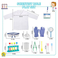 Lesheng space test tubes with stand for hands-on experiments