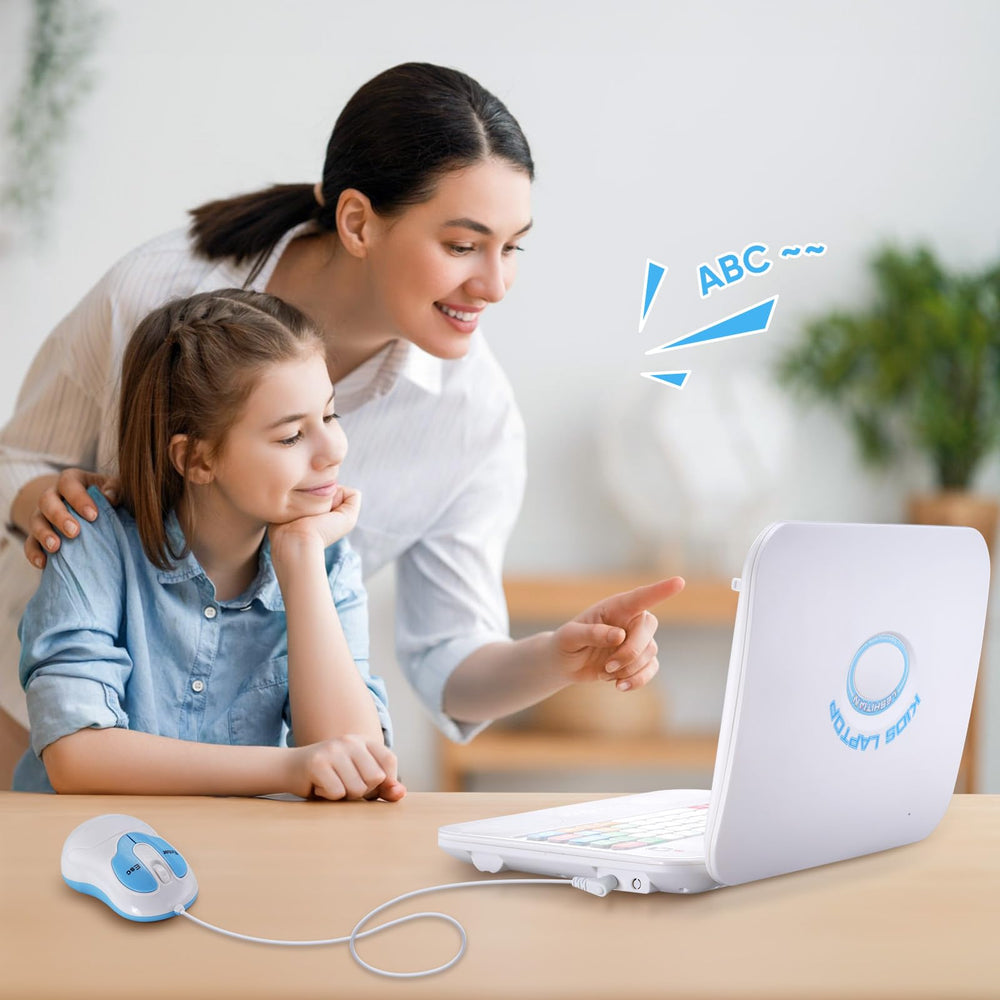 LESHITIAN Kids Laptop in use demonstrates engaging learning sessions for kids.