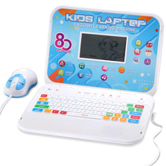 LESHITIAN Kids Laptop front view shows a compact, kid-friendly design for easy handling.