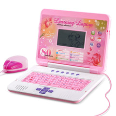LESHITIAN Kids Laptop with real keyboard for early typing practice