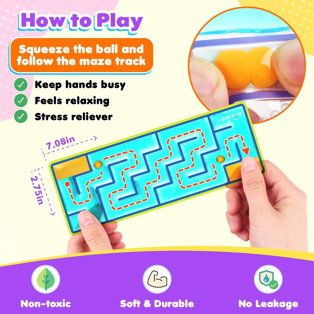 LESONG colorful fidget toys close-up for tactile play that helps stay focused.