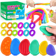 LESONG fidget rings with textured surfaces for calm hands in class