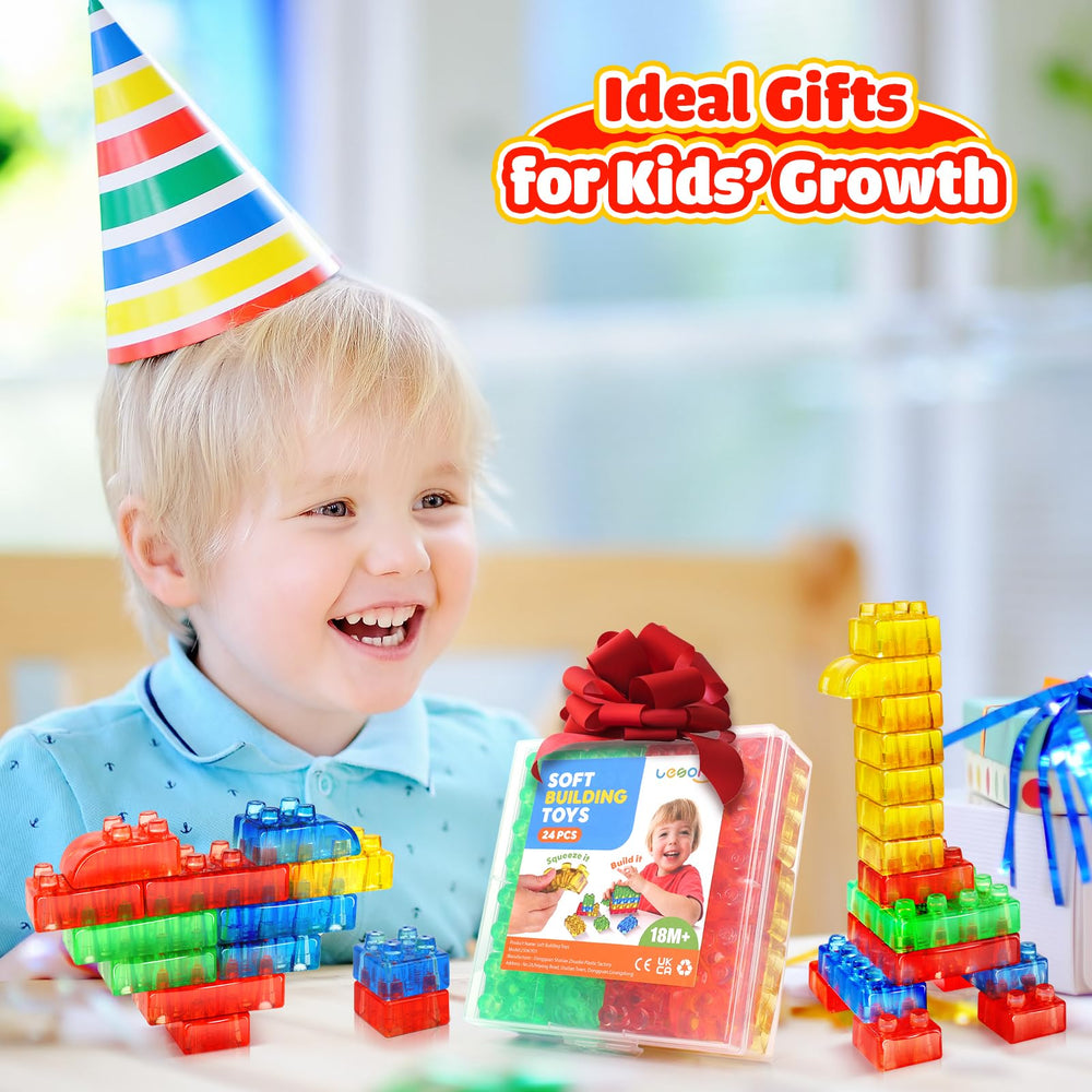 Lesong imaginative play with blocks supports creative thinking and motor development.