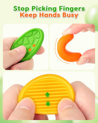 LESONG sensory stone with varied patterns for engaging hands and quiet concentration.