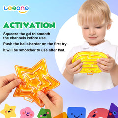 Lesong gel-filled maze visuals deliver smooth squish experiences that soothe nerves and support concentration.