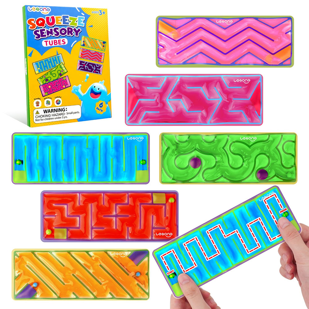 Lesong squishy sensory maze tubes encourage calm focus during classroom activities.