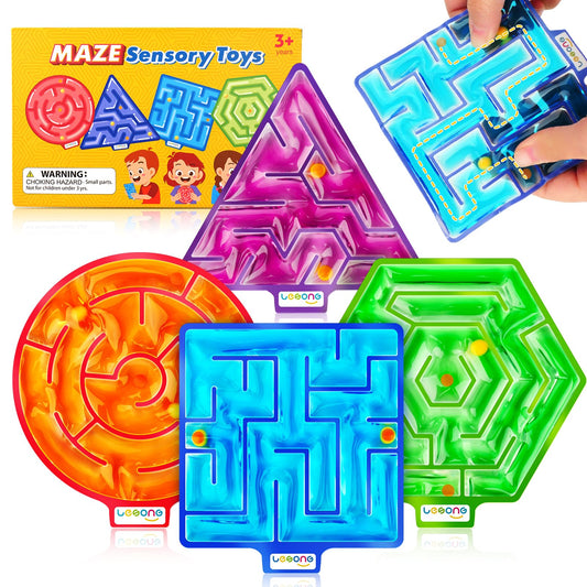 LESONG squishy maze toy gel-filled for calming sensory play