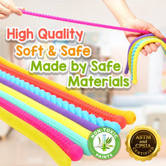 LESONG stretch strings reach 7.5 feet for versatile fidget options.
