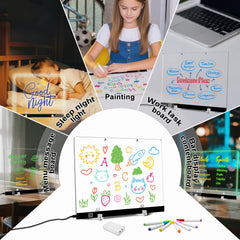 LESOON LED Note Board gift for teens — reusable, colorful decor and creative tool.