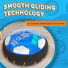 Let Loose Moose hover ball includes a rechargeable battery for long play.