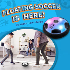 Let Loose Moose hover soccer ball with soft bumpers protects furniture during play