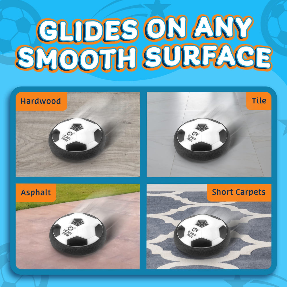Let Loose Moose 6.8-inch foam balls offer soft, safe contact for kids.