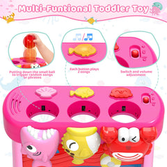 Letapapa animal sounds and cheerful music stimulate auditory engagement.