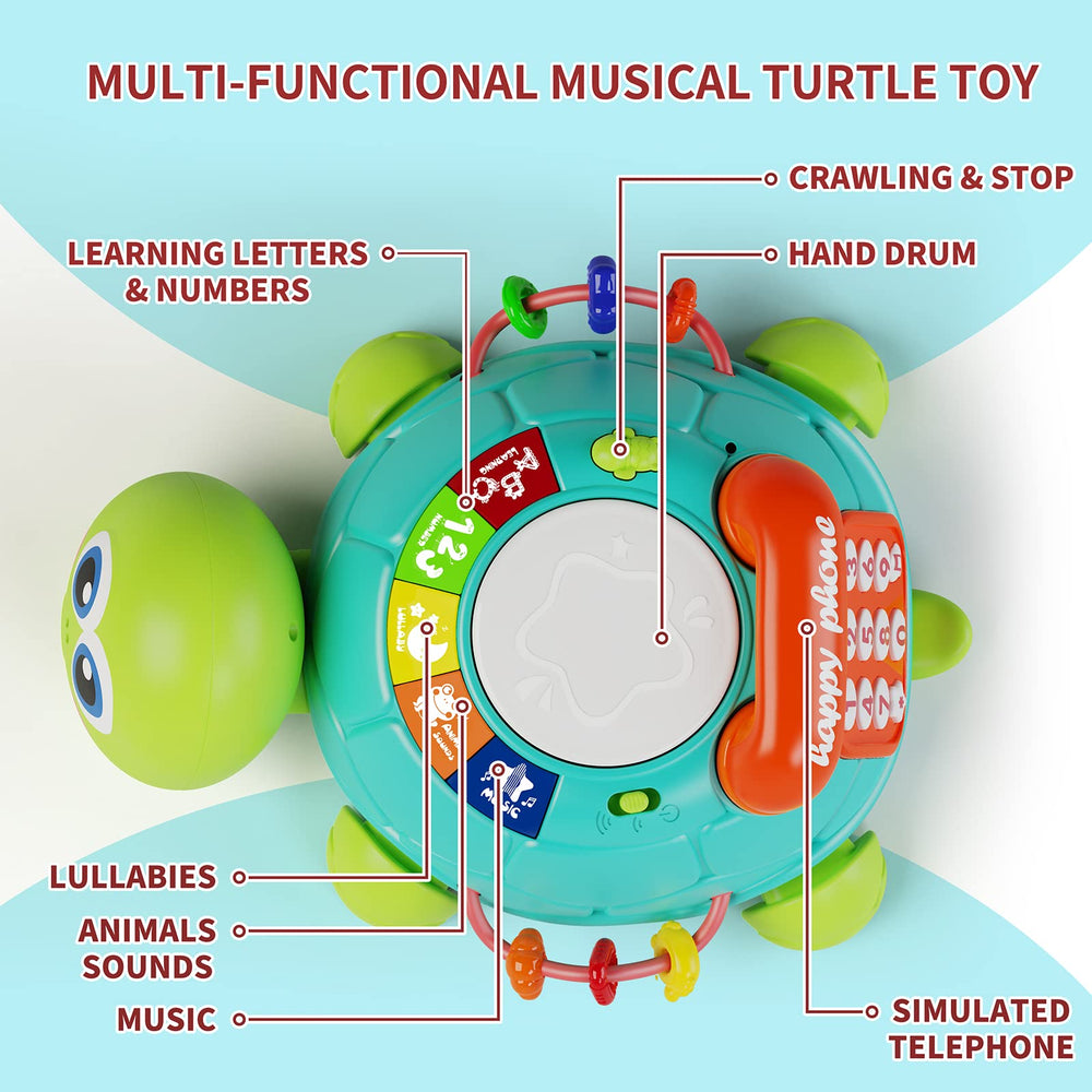 Letapapa baby toy with buttons and music enhances focus and exploration